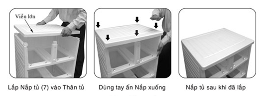 Cách lắp tủ nhựa tabi duy tân