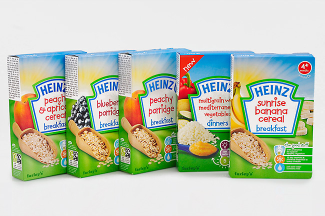 Bột ăn dặm Heinz Anh 4m+ cho bé từ 4 tháng tuổi trở lên