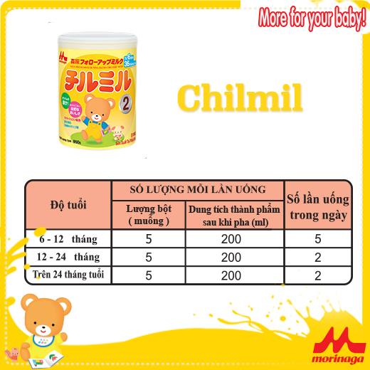 Sữa Morinaga Chilmil số 2