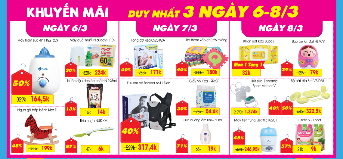 khai trương siêu thị mẹ và bé Kids Plaza Nguyễn Oanh