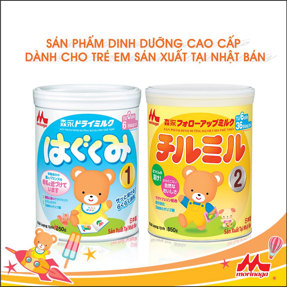 Sữa Morinaga nhập khẩu 