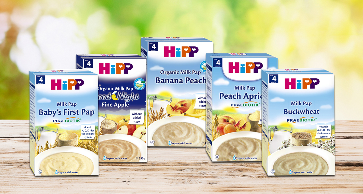 Bột ăn dặm Hipp chứa sữa - Bột ngọt - Milk Pap