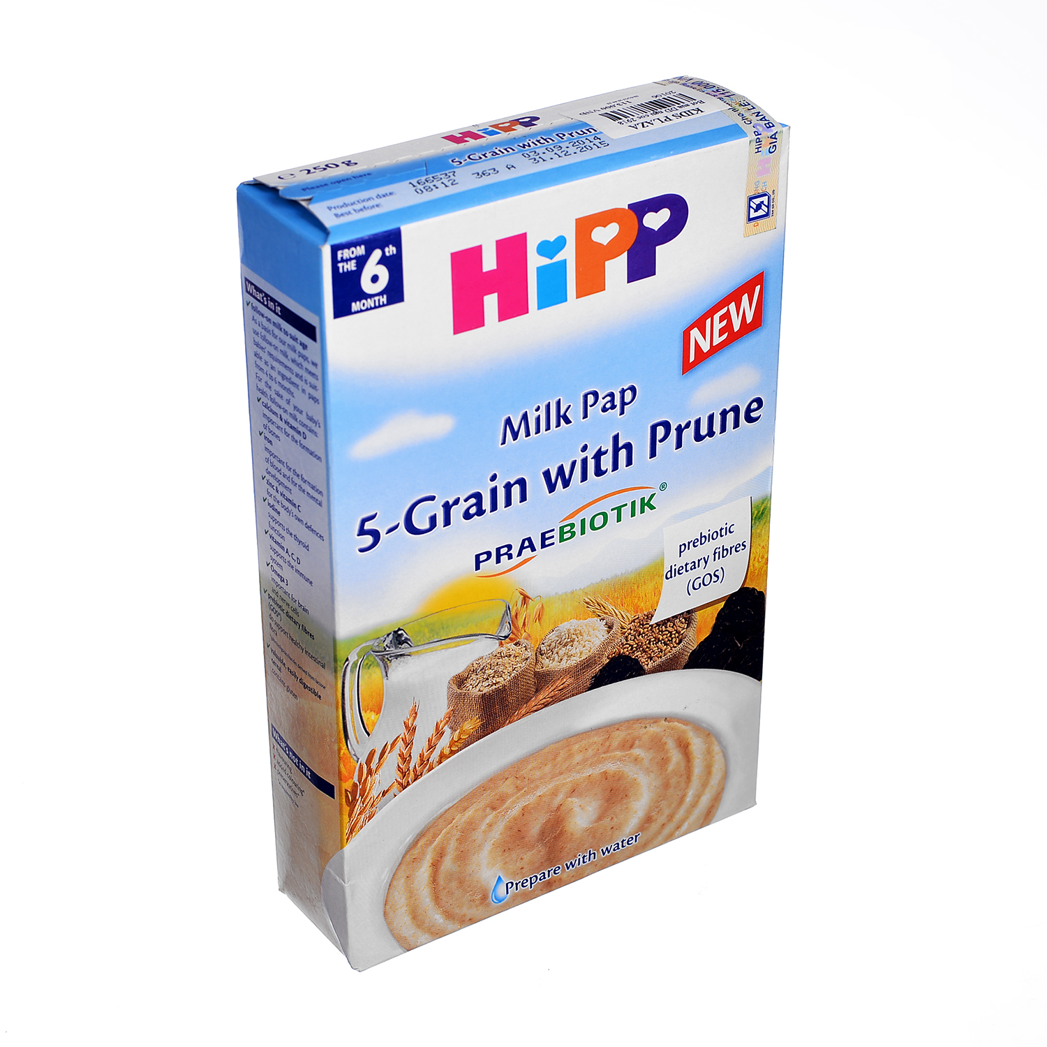 bột dinh dưỡng Hipp vị ngũ cốc tổng hợp – mận tây