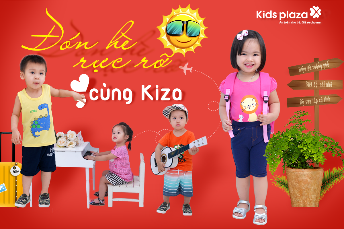 Đón hè rực rỡ cùng thời trang Kiza