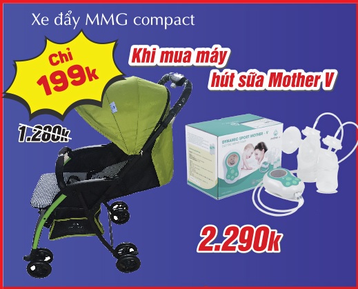Mua xe đẩy mamago compact giá chỉ 199k
