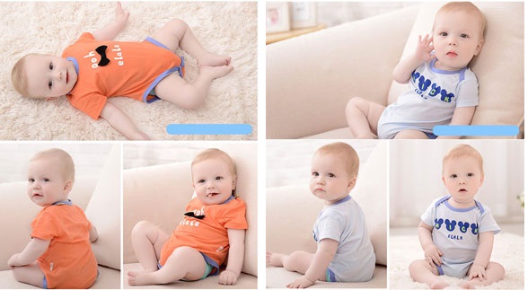 10 mẫu body sơ sinh mùa hè đẹp cho bé trai