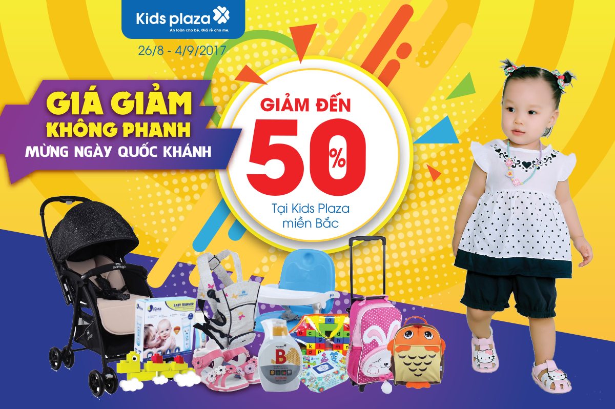 Thả ga mua sắm với giá cực hấp dẫn, ưu đãi tới 50% chào mừng Quốc Khánh mừng 2/9