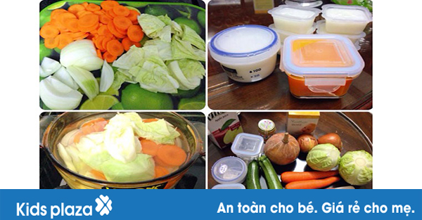 Tuyệt chiêu bảo quản thực phẩm cho bé để giữ lại toàn bộ chất dinh dưỡng
