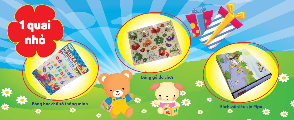 Mua Morinaga nhận ngay quà khủng tại Kids Plaza miền Bắc