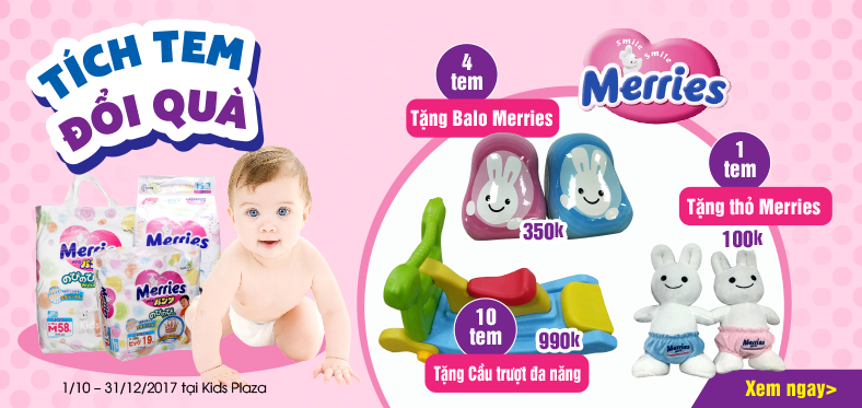 Mua Merries nhận quà khủng lên tới 990k