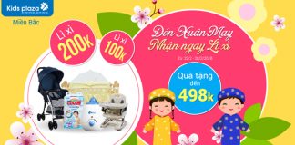 Quà khủng đầu năm lên tới 489K tại Kids Plaza