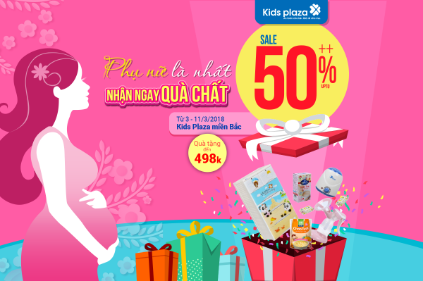 Ưu đãi tới 50% cùng quà tặng chất tri ân phái đẹp