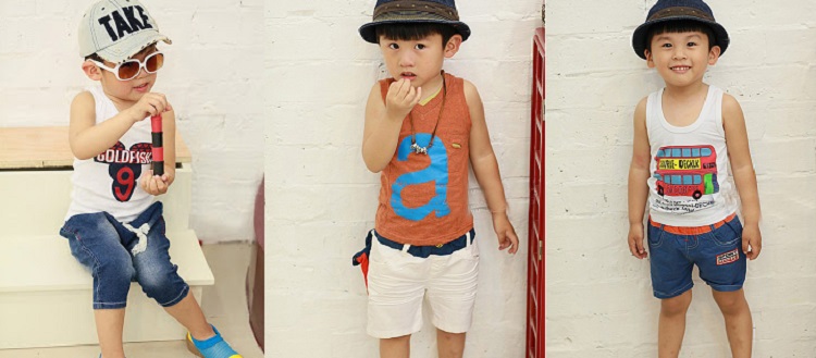 Bộ sưu tập quần áo cộc cho bé trai siêu kute