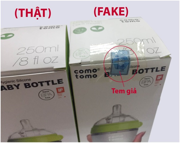 bình sữa comotomo giả