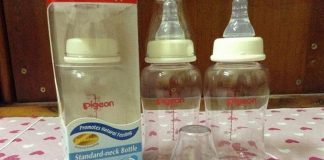 Thông tin về bình sữa Pigeon 150ml cho bé