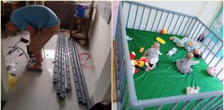 Mẹ trẻ 9x gây sốt với chia sẻ cách làm cũi bằng ống nhựa cho con chỉ tốn 700 nghìn đồng