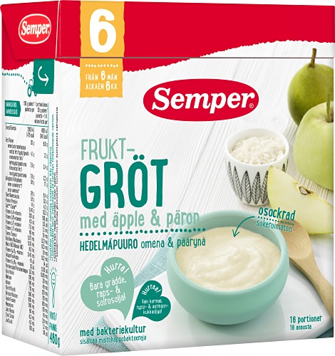 Bột ăn dặm Semper cho bé dị ứng bột ăn dặm