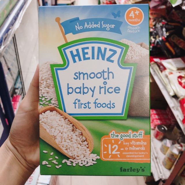 Bột ăn dặm Heinz mặn cho bé dị ứng bột ăn dặm