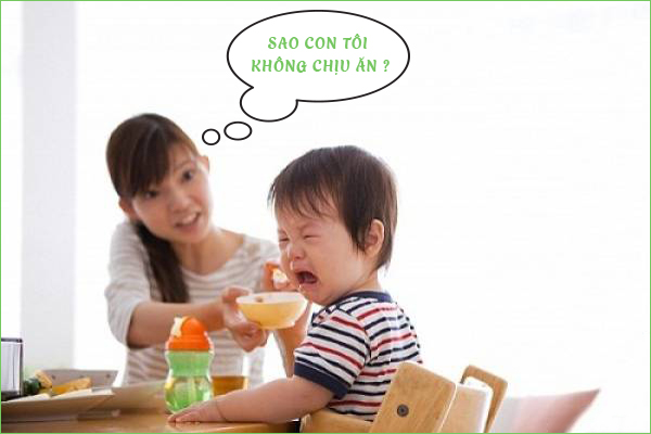 Tại sao bé không chịu ăn dặm?