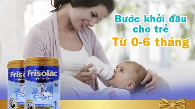 sữa frisolac tốt cho trí não trẻ 0-6 tháng tuổi