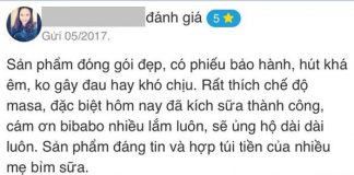 Review máy hút sữa Rozabi “vô địch hút”