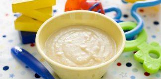 Cách nấu bột gạo với sữa công thức thời kỳ ăn dặm