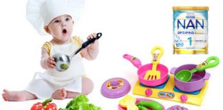 Sữa Nan Úc hộp vàng hỗ trợ hệ tiêu hóa cho bé hiệu quả bé uống sữa nan úc