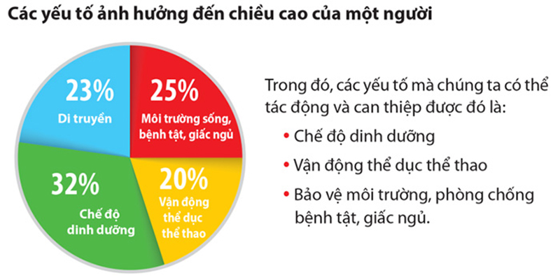 dinh dưỡng và chiều cao cho bé 