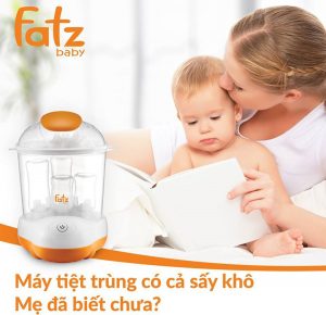 máy tiệt trùng bình sữa sấy khô