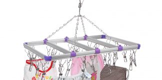 Top 5 móc phơi đồ em bé tiện ích, tiết kiệm không gian