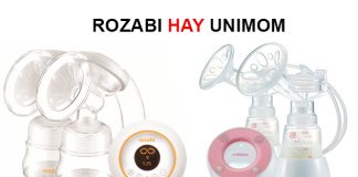 So sánh máy hút sữa Unimom và Rozabi loại nào tốt so sánh máy hút sữa Unimom và rozabi