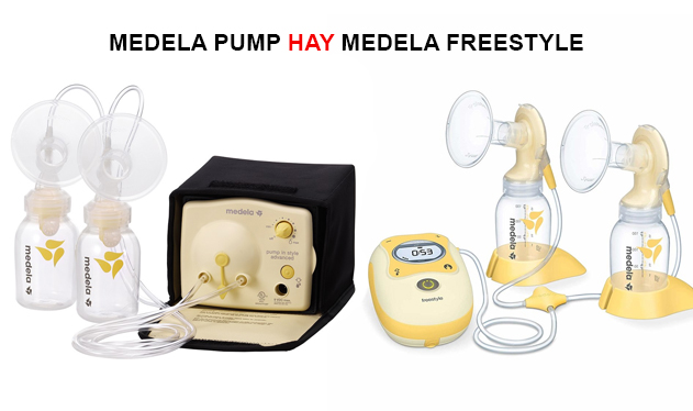 so sánh máy hút sữa Medela Pump và Freestyle 