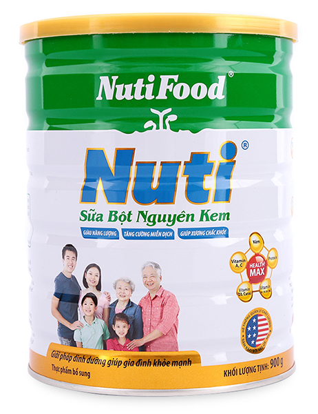 Sữa bột nguyên kem nutifood