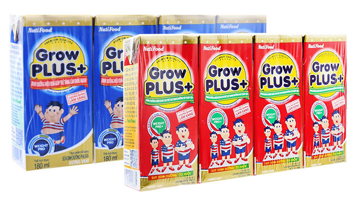 sữa bột pha sẵn grow plus