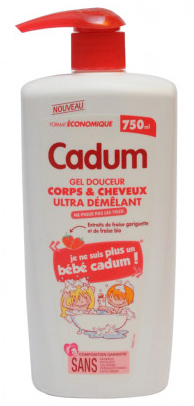 sữa tắm gội bebe cadum