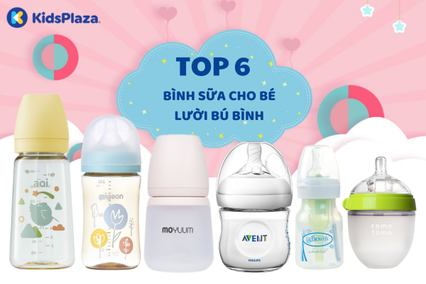 Bộ sưu tập 6 loại bình sữa cho bé lười bú bình được mua nhiều