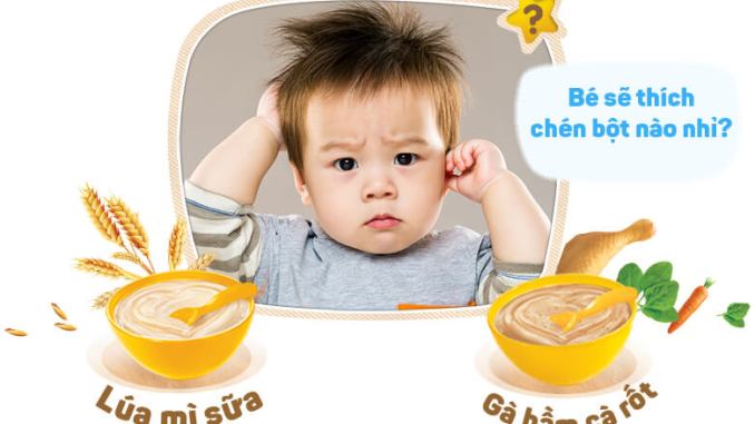 bé ăn bột dặm ngọt bao lâu thì chuyển sang bột ăn dặm mặn