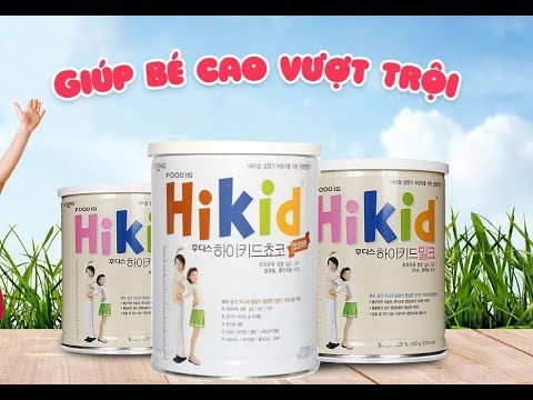 Hikid Premium Cream tăng chiều cao cho bé 1 tuổi