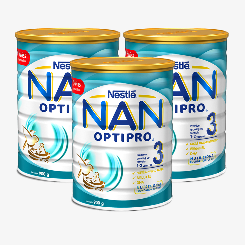 Sữa tăng chiều cao cho bé 1 tuổi Nestle Nan Optipro 3
