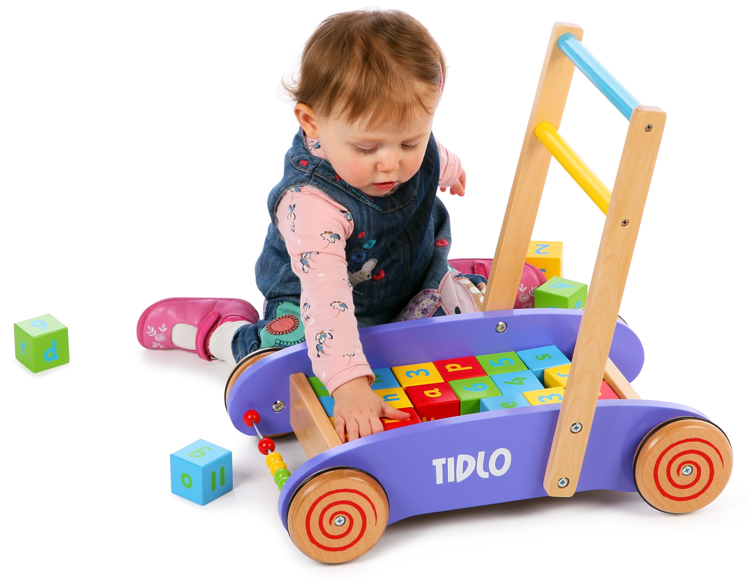 Xe tập đi Gỗ IQ Toys