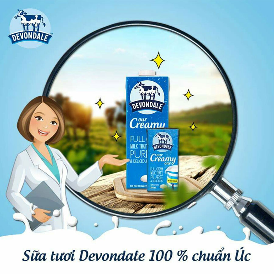 Nguồn gốc của sữa Devondale dành cho bé trên 1 tuổi