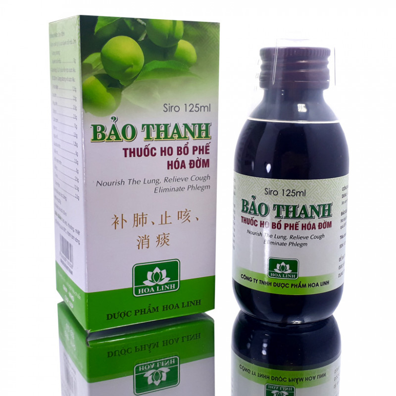 Siro ho Bảo Thanh cho bé