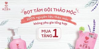 List danh sách sữa tắm cho trẻ sơ sinh của Nhật tốt nhất 2019