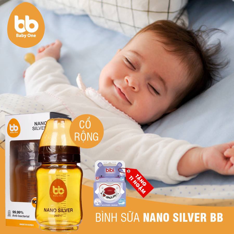 bình sữa nano silver