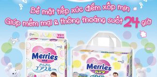 Có thể mẹ chưa biết vạch báo đầu bỉm Merries nằm ở đâu?
