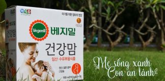 Sữa hạt Vegemil dành cho mẹ bầu và cho con bú