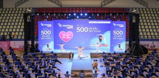 Kỷ lục 500 mẹ bầu cùng tập yoga tại sự kiện của KidsPlaza