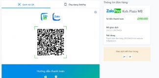 Hướng dẫn thanh toán Zalopay khi mua hàng tại Kids Plaza