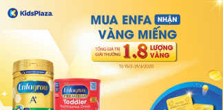 “Mua Enfa – Nhận Vàng Miếng” – Tổng giải thưởng tới 1,8 lượng Vàng