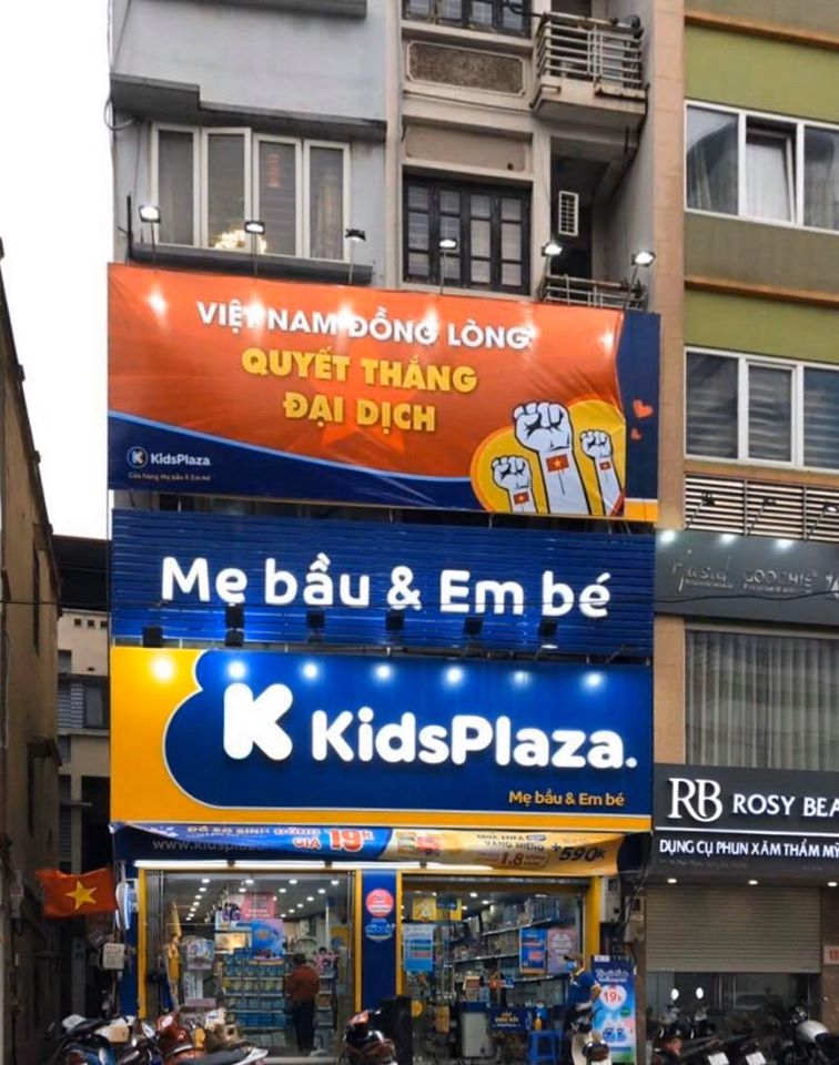 Lịch làm việc của cửa hàng Kids Plaza